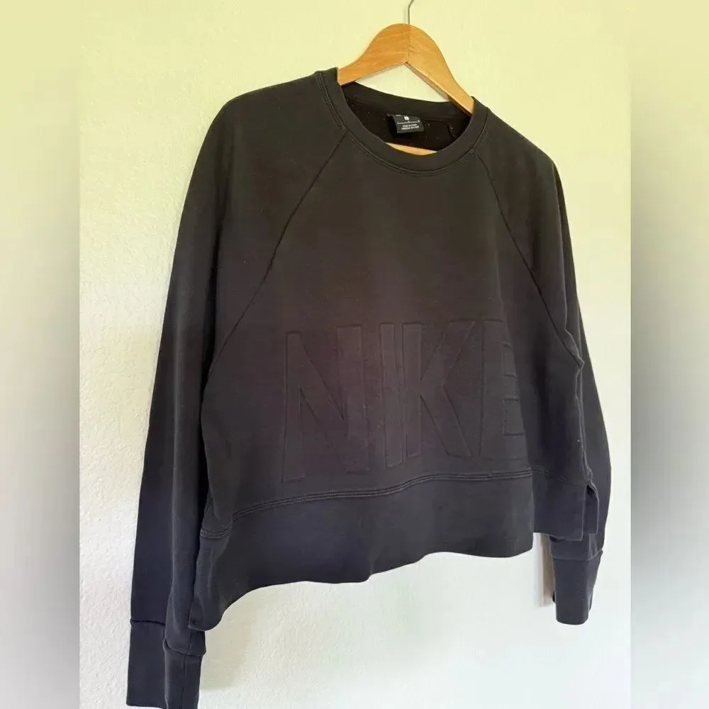 Nike Black Oversized pull over